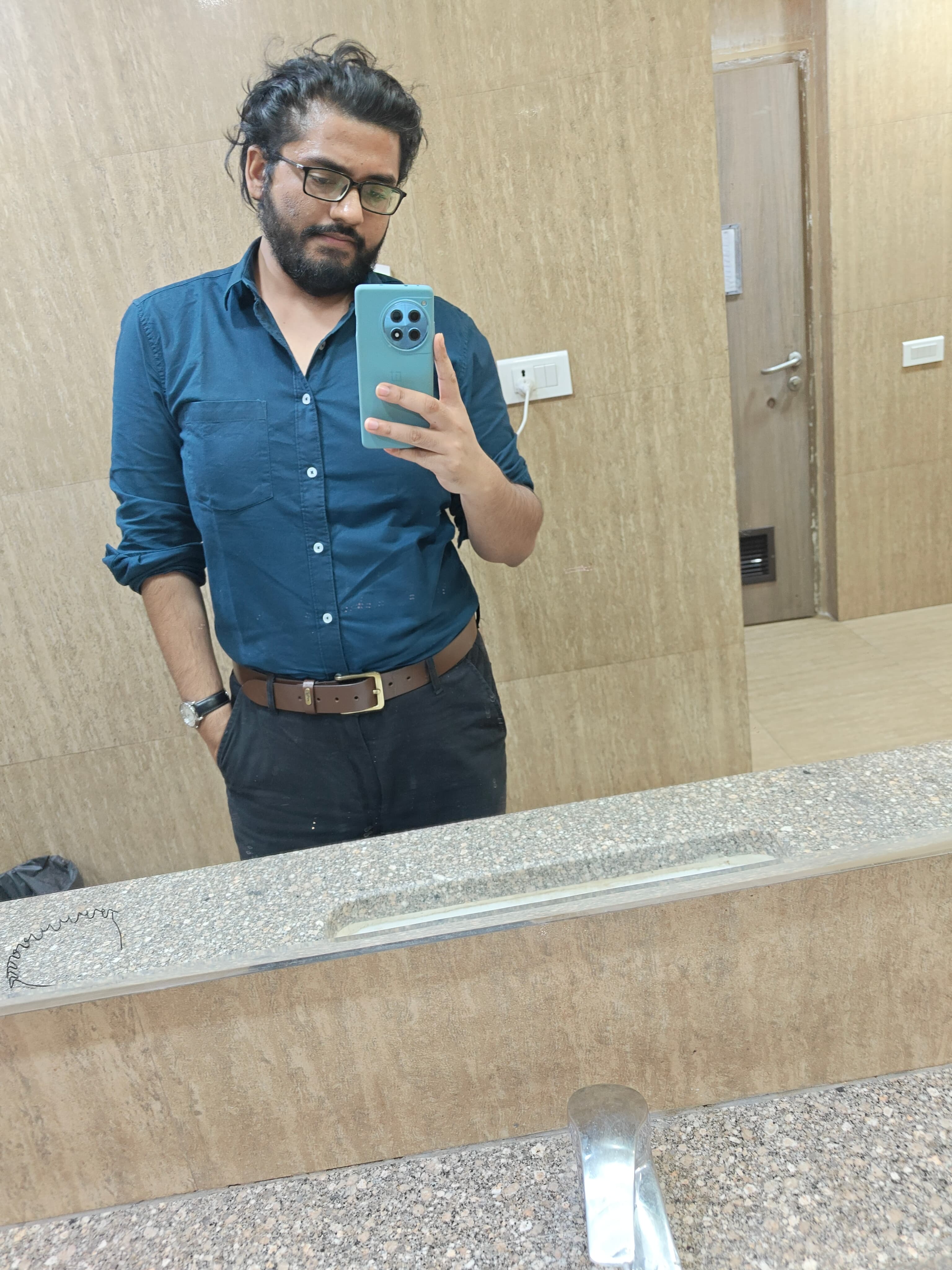 Inside office before deployment